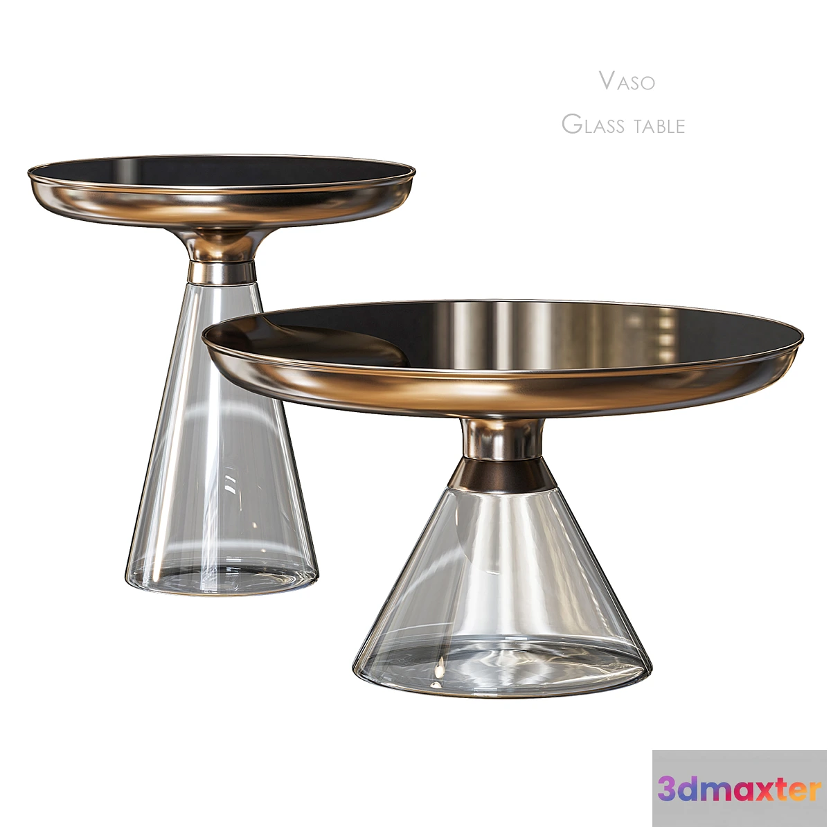1318786 - Vaso Glass Cosmorelax coffee table 3D Max