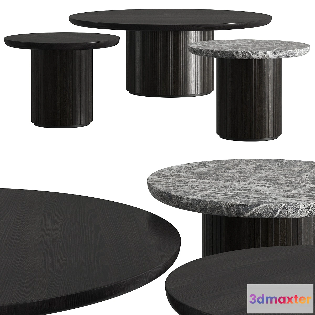1319094 - Gubi Moon Coffee Round Tables 3D Max