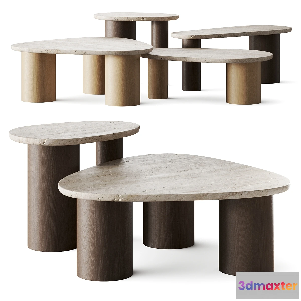 1319573 - Potocco Jade Coffee Tables - No.2 3D Max