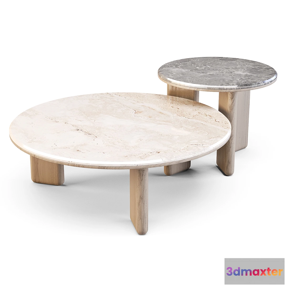 1321535 - HC28 Oasis - Coffee and Side Tables 3D Max