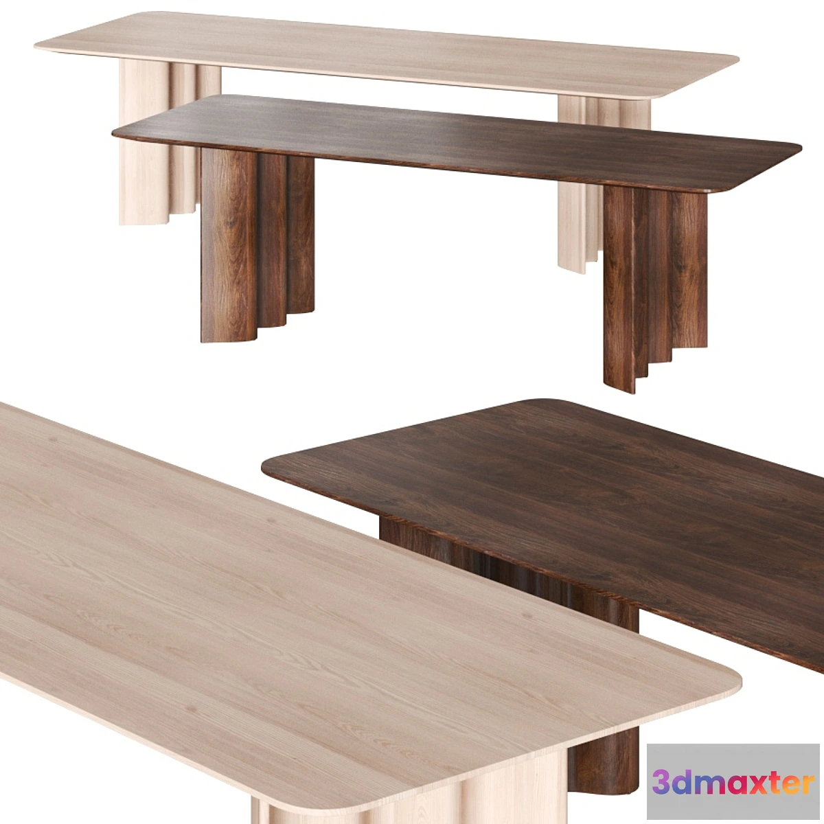 1321616 - Zeitraum Curtain Dinning Tables 3D Max