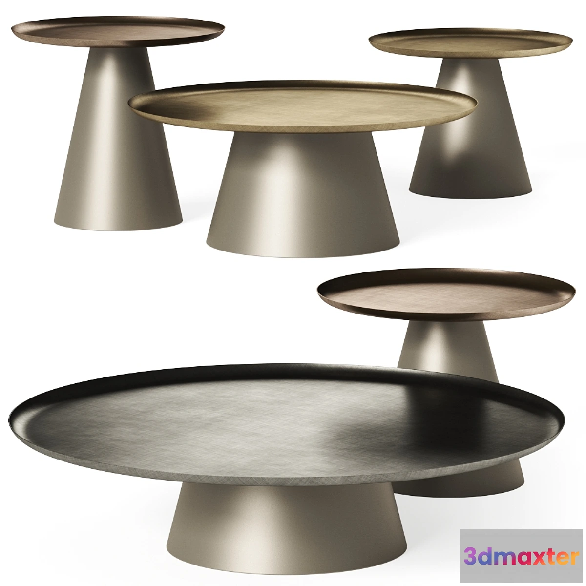 1322138 - Cattelan Italia Amerigo Coffee Tables 3D Max