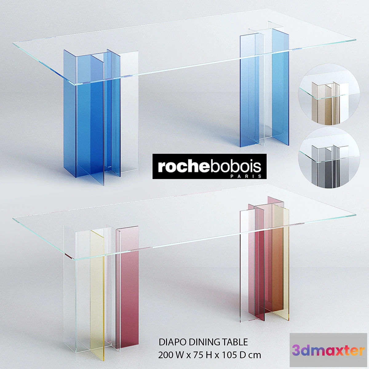 1322436 - Diapo Table - Roche Bobois 3D Max