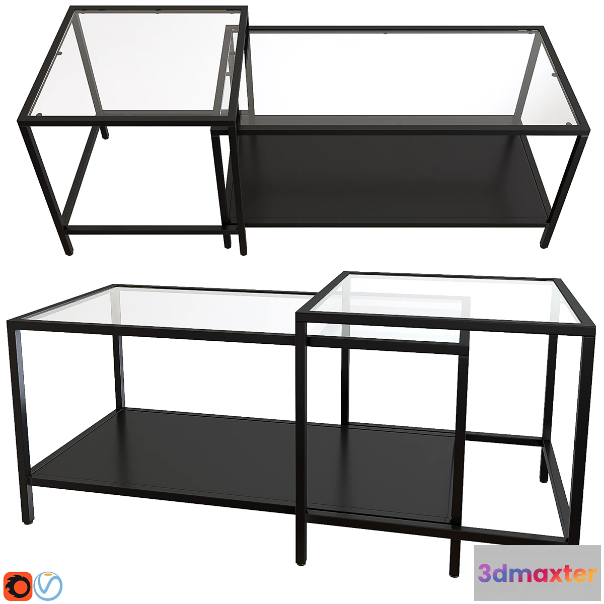 1322590 - IKEA VITTSJÖ 3D Max