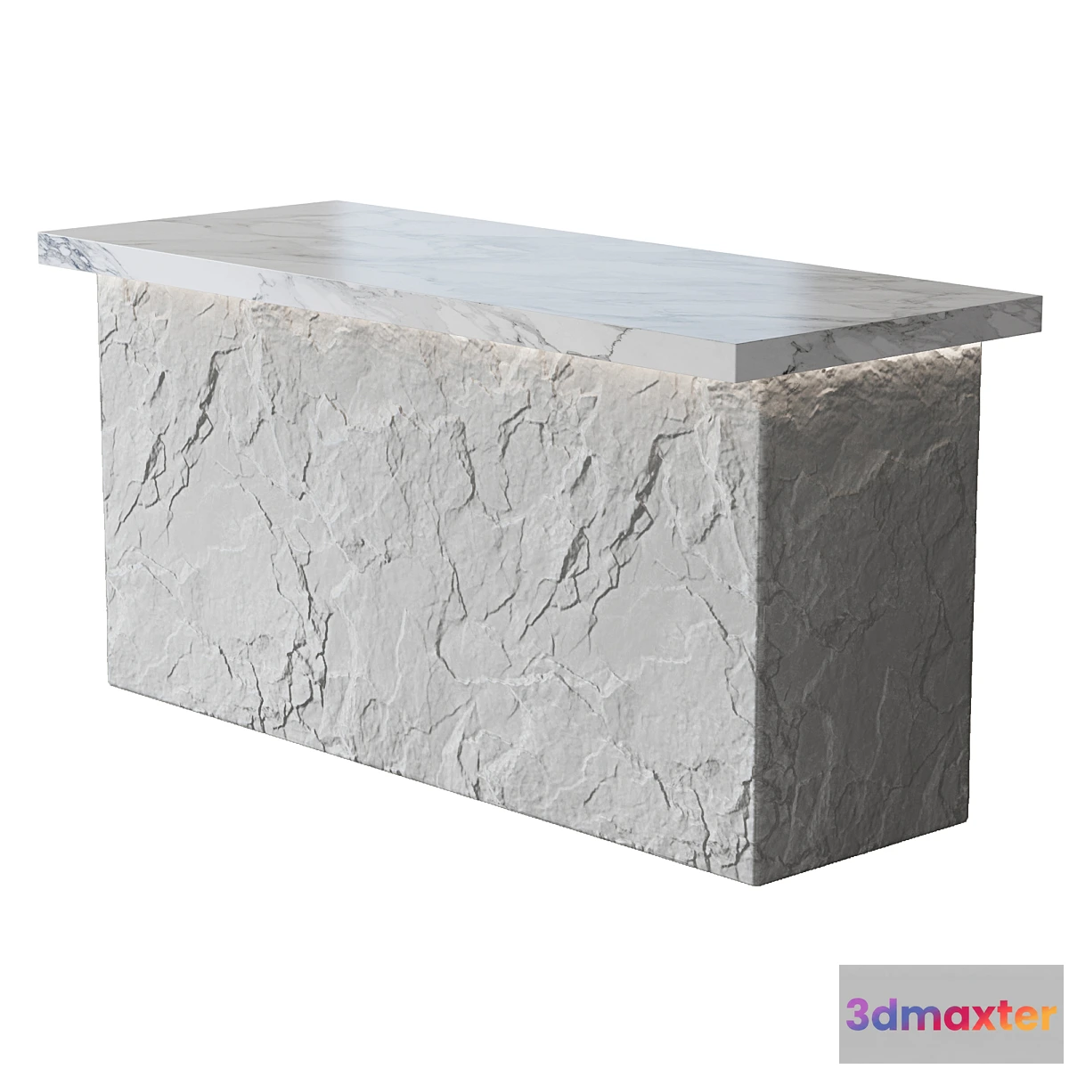 1322999 - Stone table island №2 3D Max