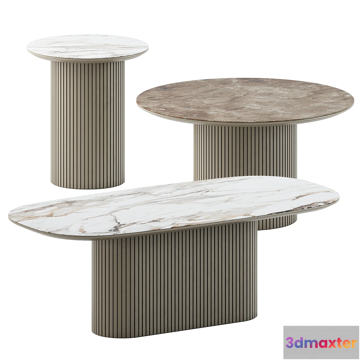 1323387 - Santiago Coffee tables by Boconcept - No.2 3D Max