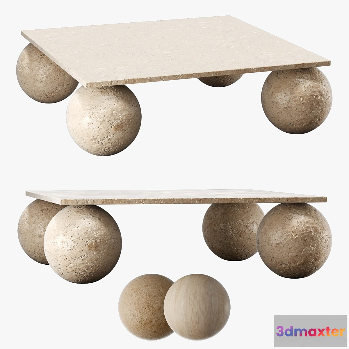 1324113 - Kelly Wearstler-morro square coffee table 3D Max