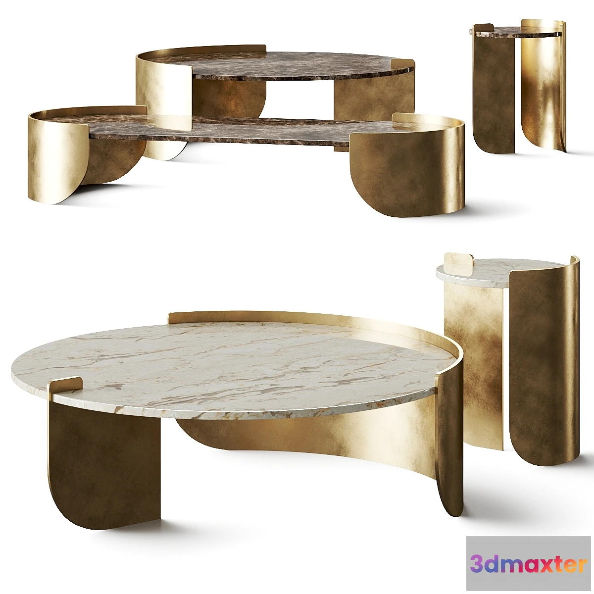 1324370 - Casa +39 Encore Italia Osiris Coffee Tables - No.2 3D Max