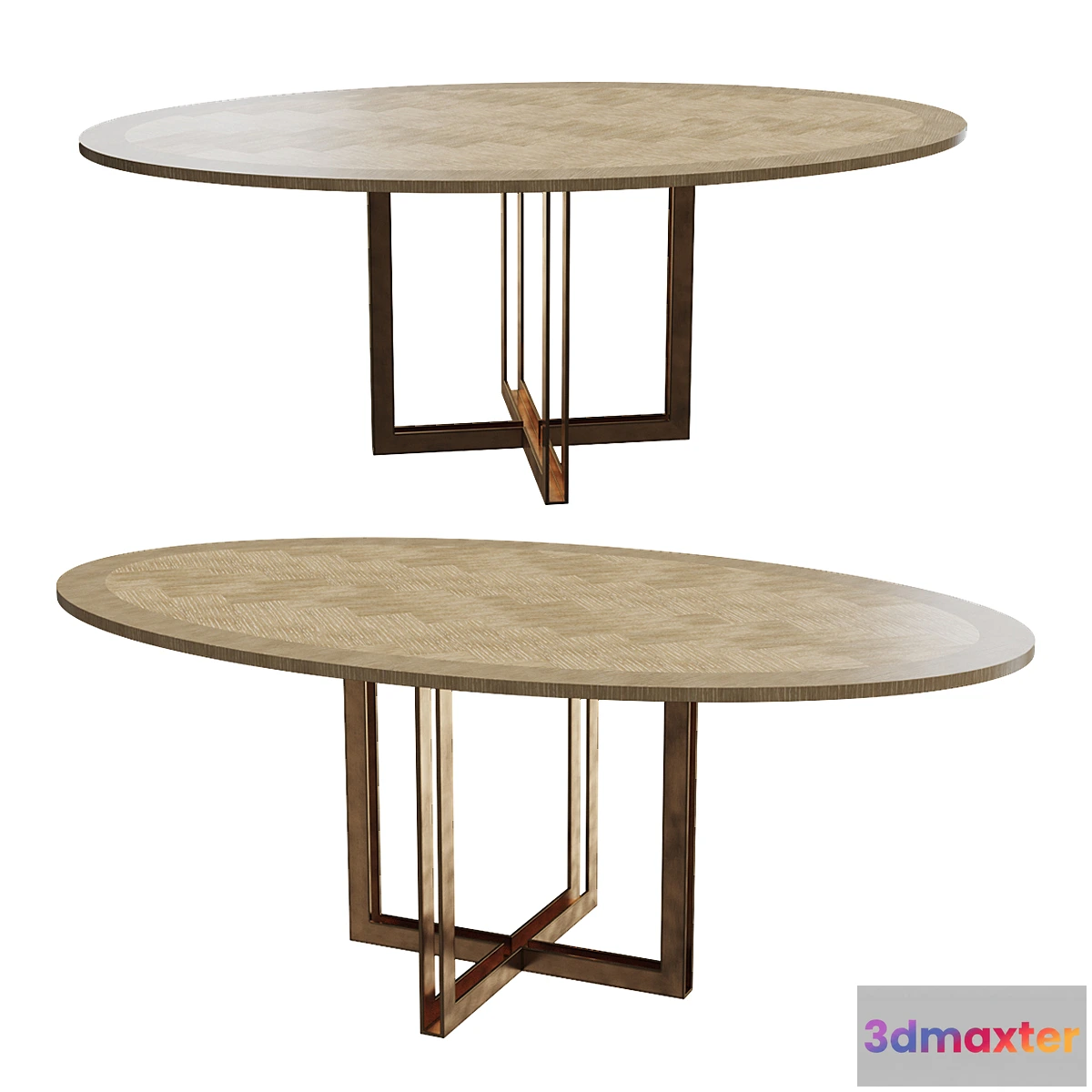 1324686 - eichholtz dining table MELCHIOR OVAL - No.3 3D Max
