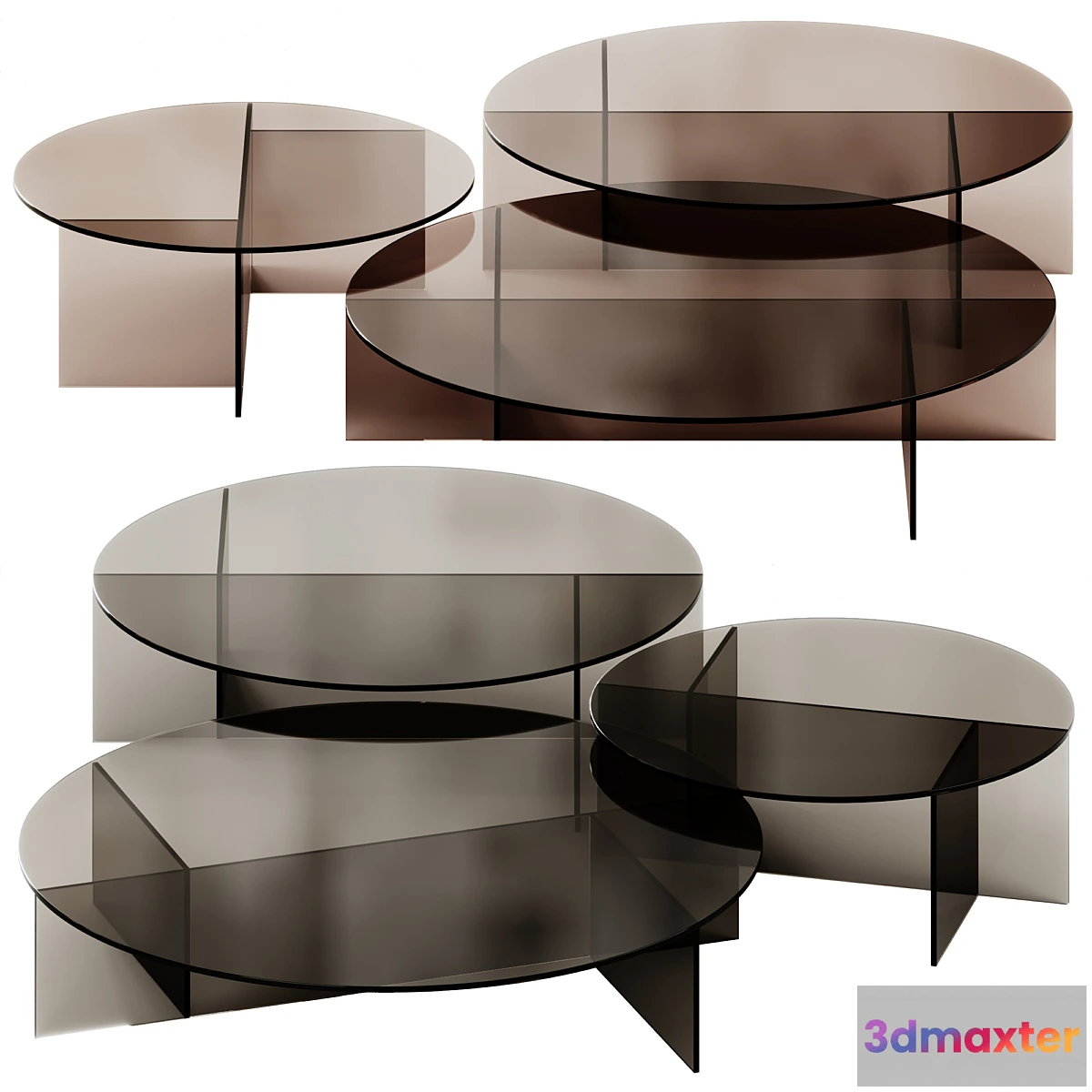 1325252 - SESTANTE Round Coffee Tables by Tonelli Design 3D Max