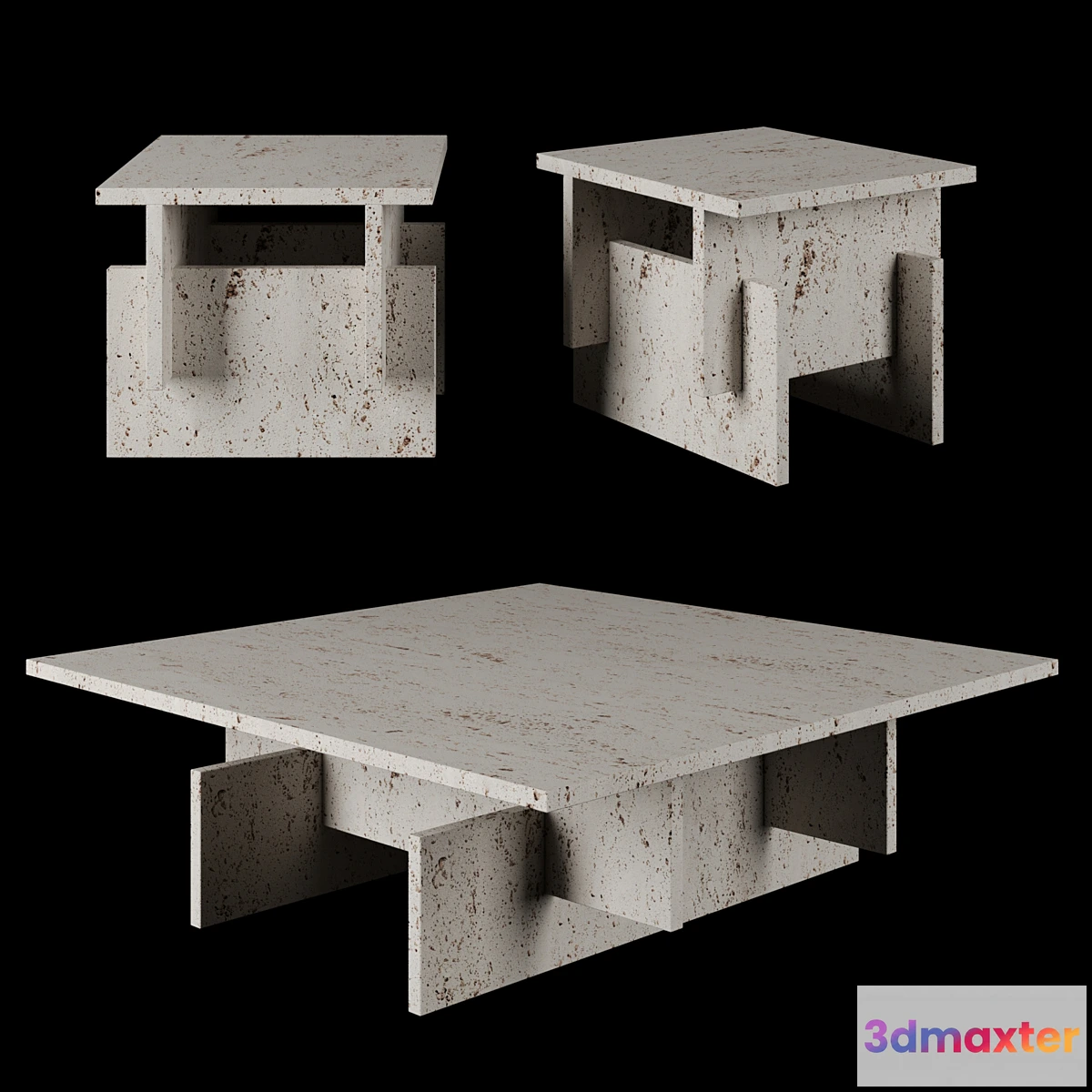 1326912 - Fit tables by aparentment 3D Max
