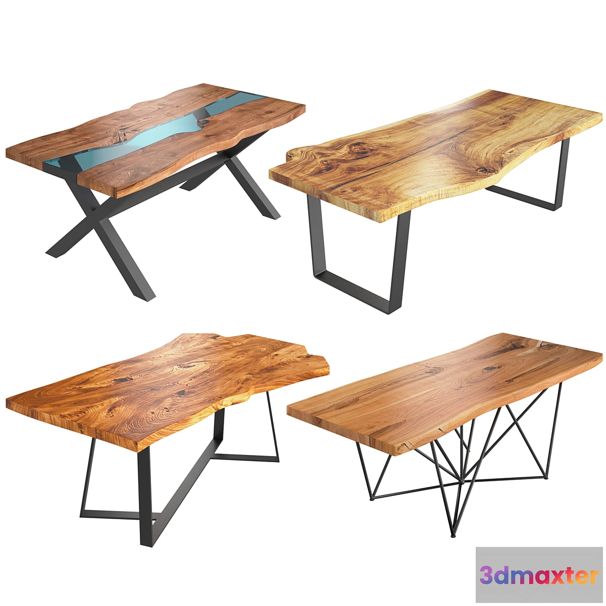 1327176 - Slab Tables Set 3D Max