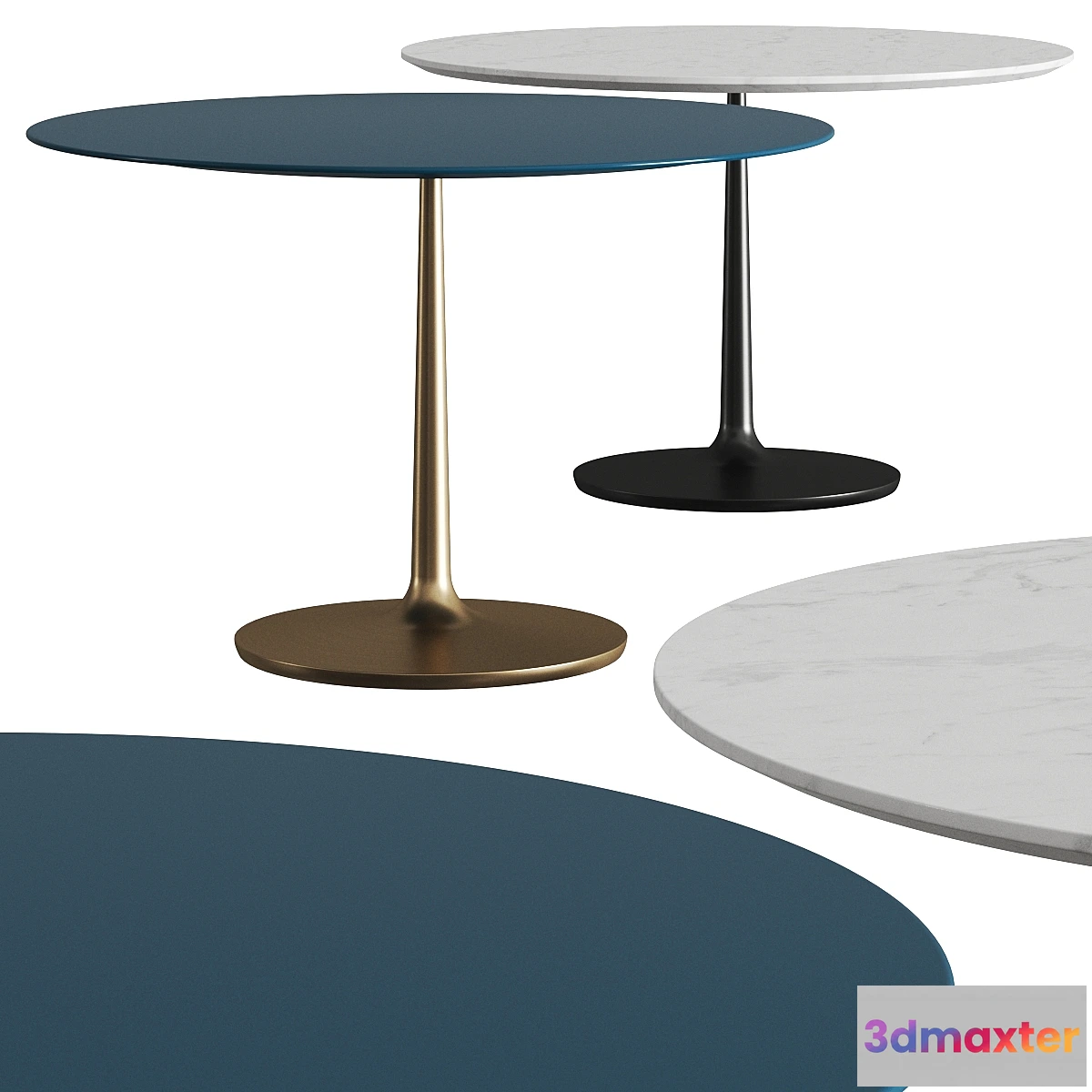 1327212 - Crate and Barrel Nero Dining Table 3D Max