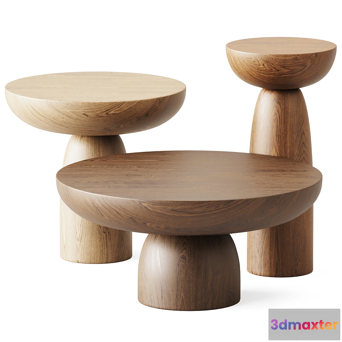 1328929 - Wooden Coffee Tables Olo by Mogg 3D Max
