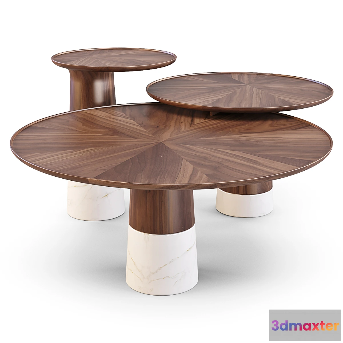 1330317 - Roche Bobois Colorado - Coffe and Side Tables 3D Max