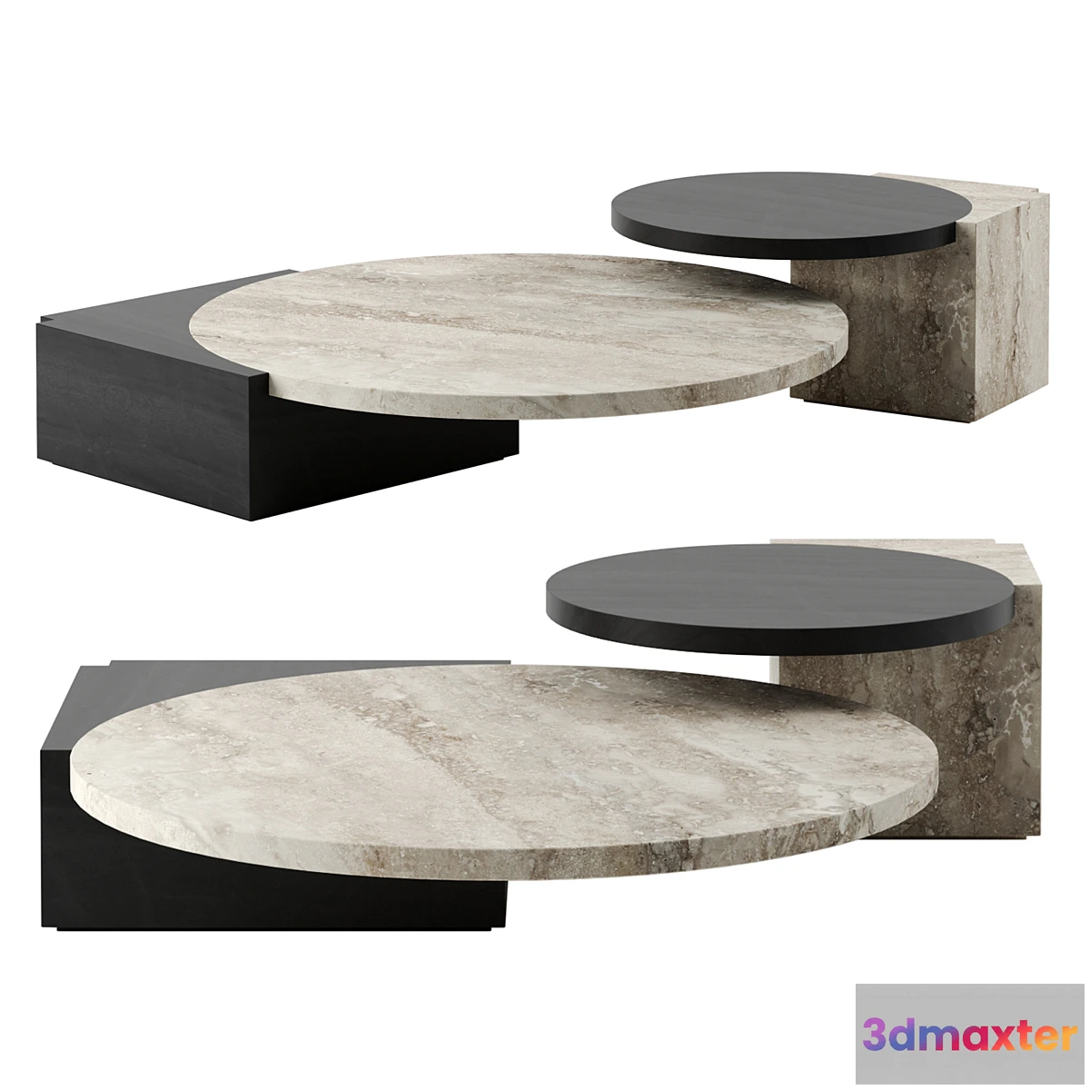 1332414 - TRIBECA Tables by Lee Broom 3D Max