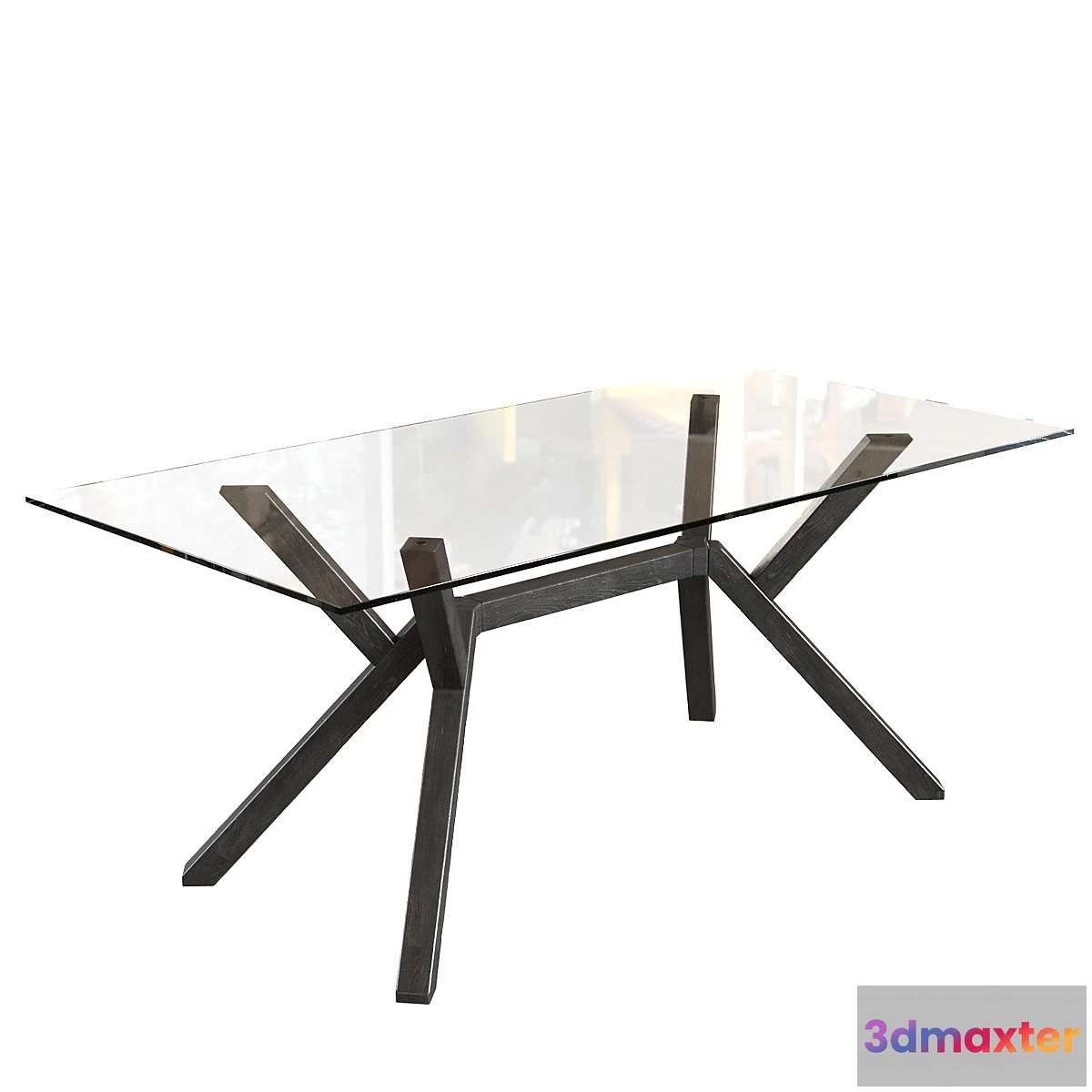 1333889 - Connubia CB4728-FR180 Mikado Dining Table 3D Max