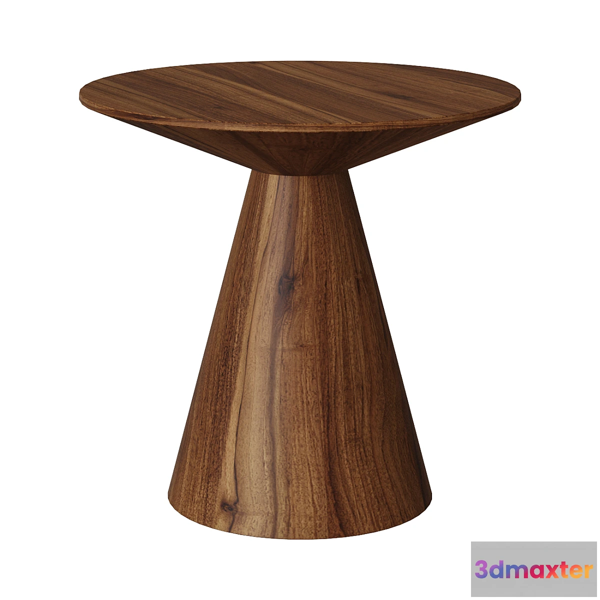 1335421 - Walnut veneer corner table ET652 - No.2 3D Max
