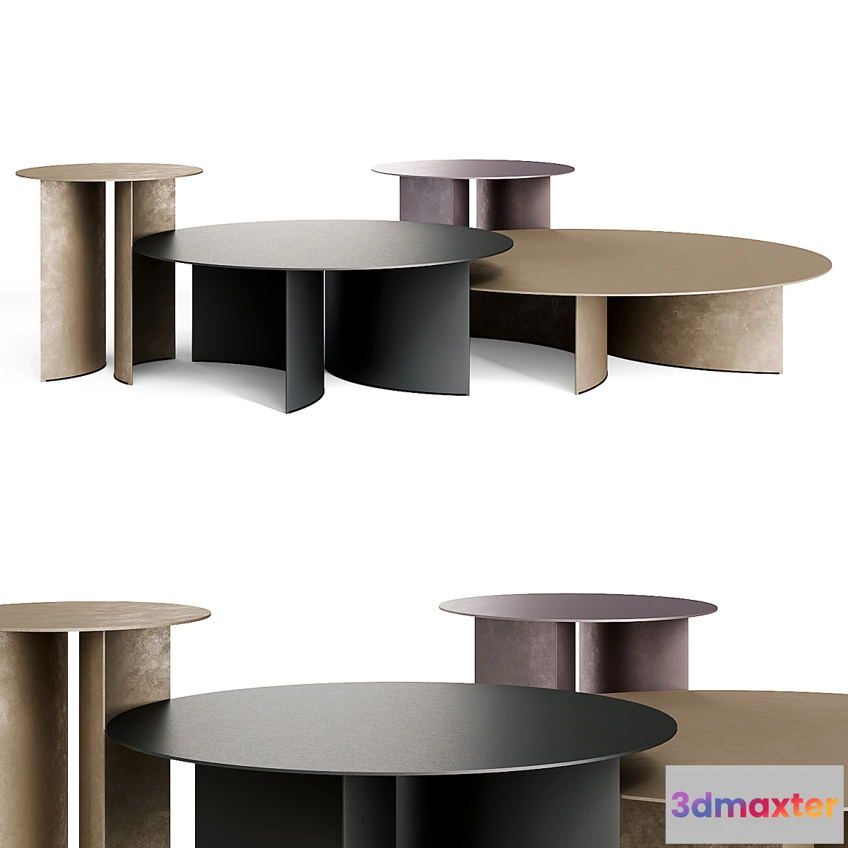 1336136 - Pierre Coffee Tables By Flou 3D Max