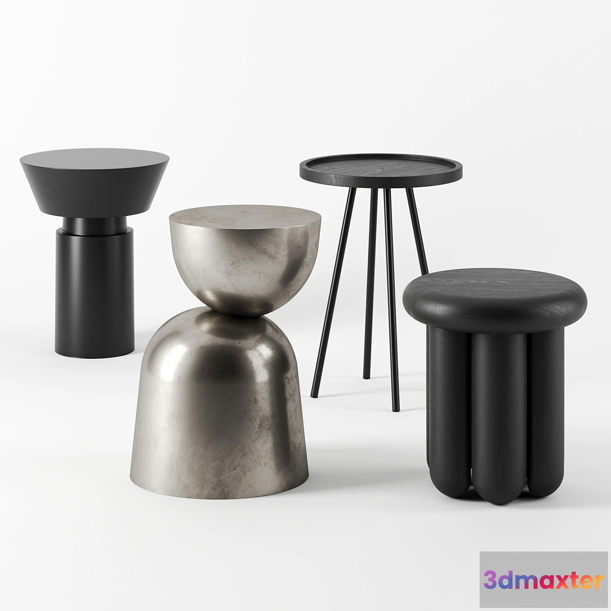 1336482 - Side tables set by House Doctor 3D Max