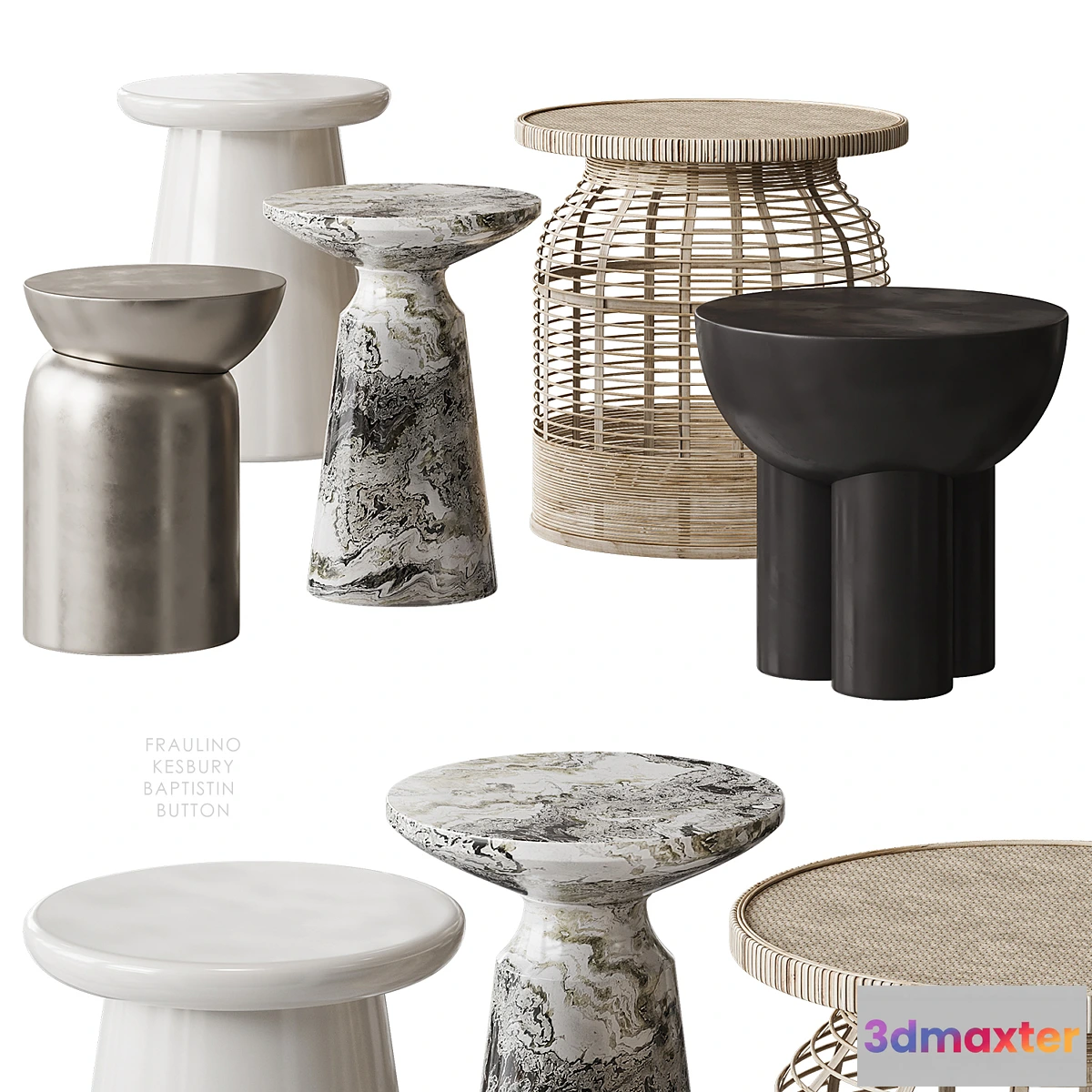 1337217 - Fraulino Kesbury Baptistin table La Redoute 3D Max