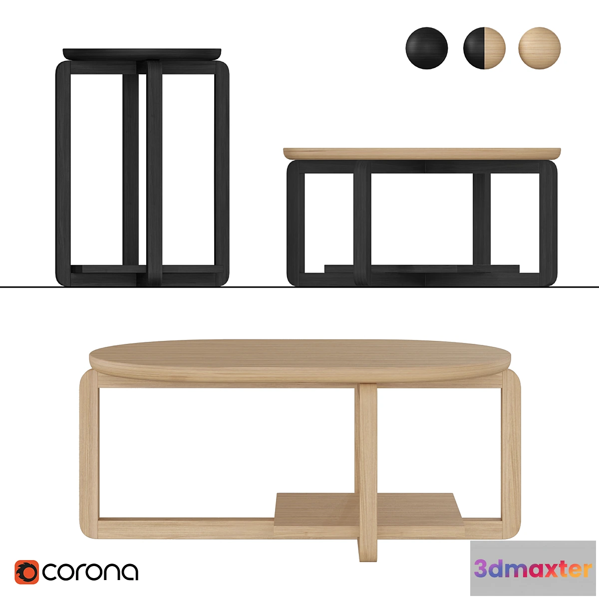 1337801 - DIOX  Coffee table 3D Max