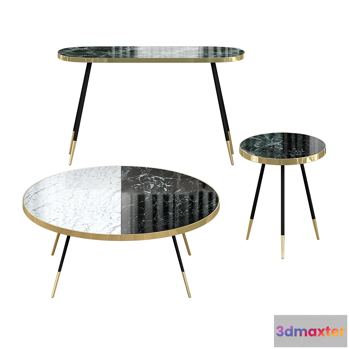 1338339 - Band marble coffee table by Bethan Gray 3D Max