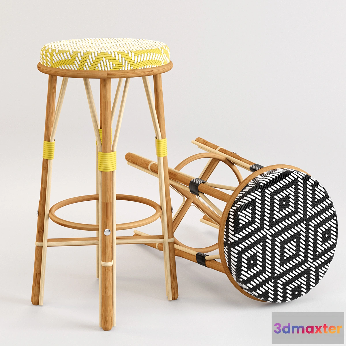 1341270 - DRUCKER bistro stool 3D Max