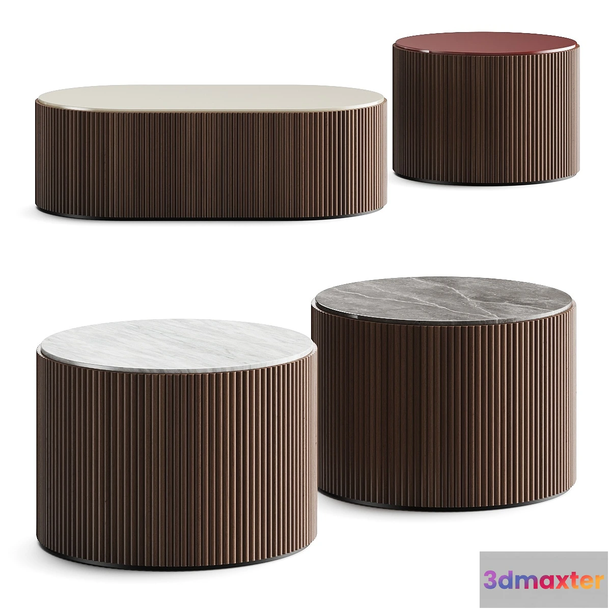 1342540 - Lema Drum Coffee Tables 3D Max