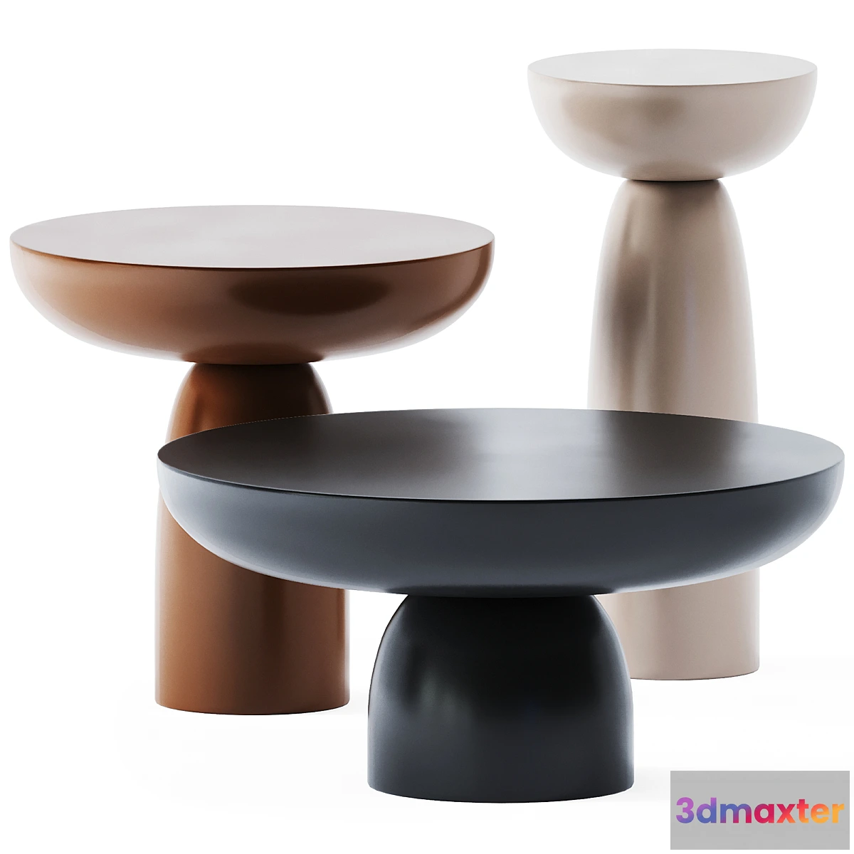 1343261 - Metal Coffee Tables Olo by Mogg 3D Max