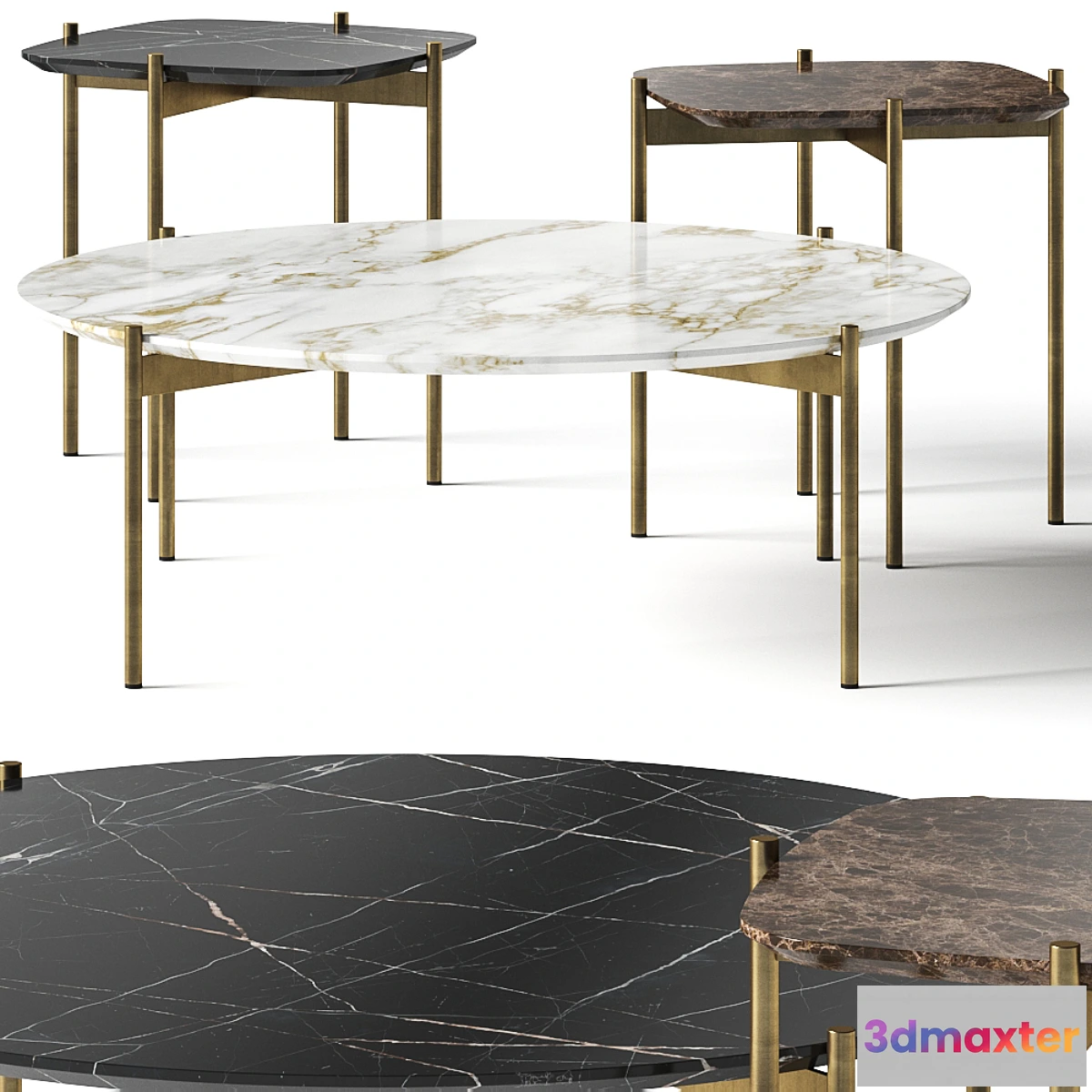 1343285 - Cts Salotti Selfy Coffee Tables 3D Max