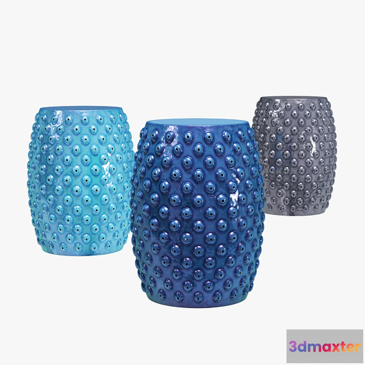 1344342 - Mistana hoddesd drum ceramic garden stool 3D Max