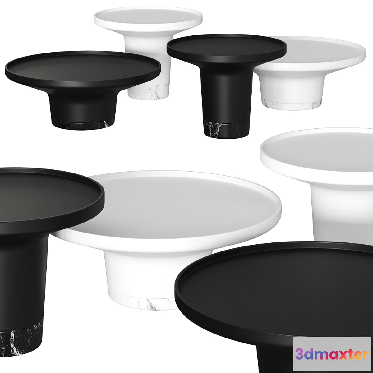 1344577 - Wendelbo Won Poller Coffee Tables 3D Max