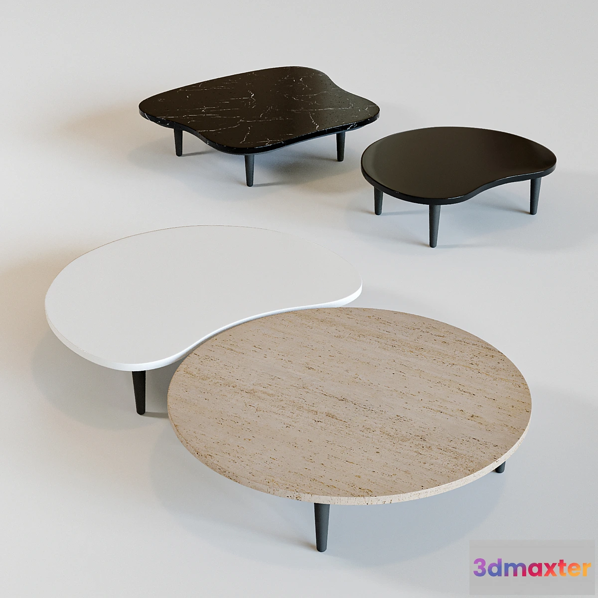 1348694 - Organix Lounge Tables 3D Max