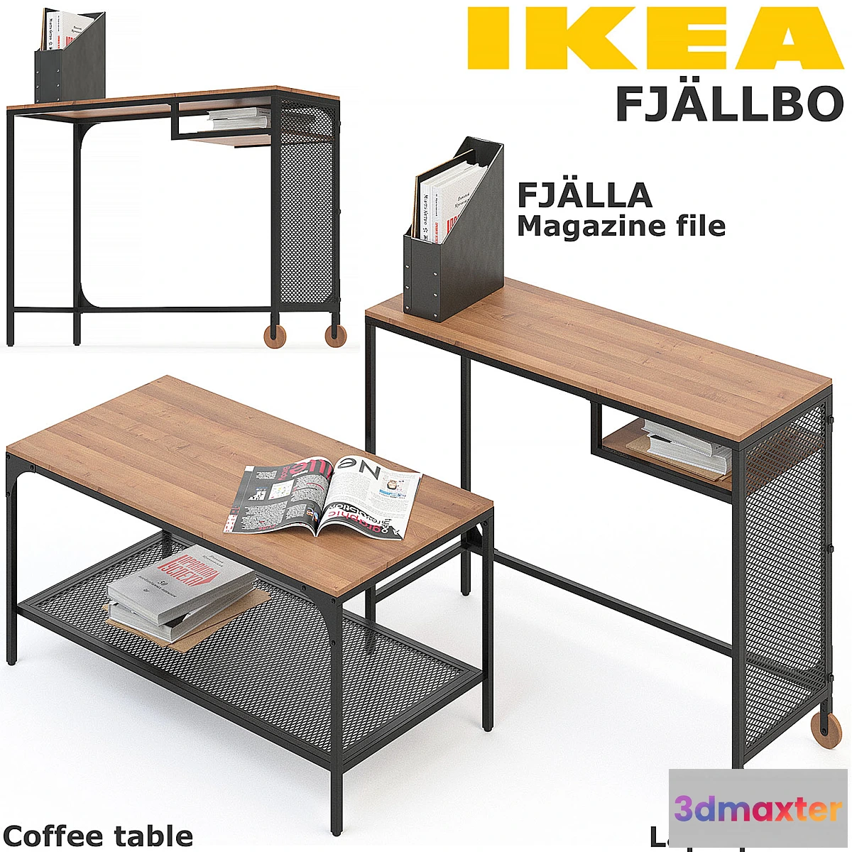 1349090 - FJALLBO (FIALLBO) TABLE SET 3D Max