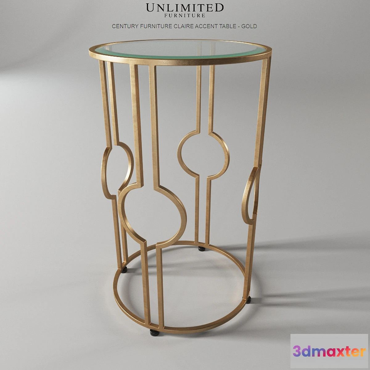 1349182 - CENTURY FURNITURE CLAIRE ACCENT TABLE 3D Max