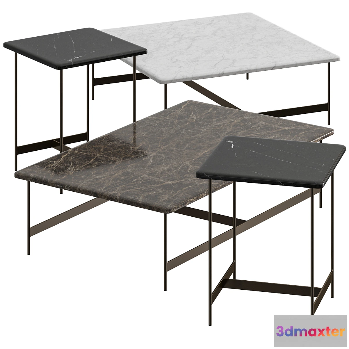 1350369 - Potocco Little T Coffee Tables 3D Max