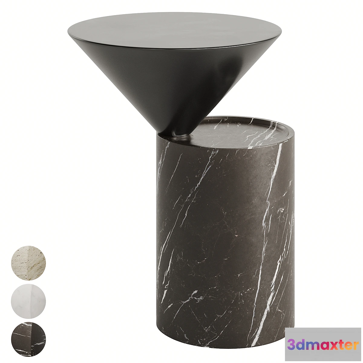 1350387 - DE LA ESPADA LAUREL SIDE TABLE IN MARBLE 3D Max
