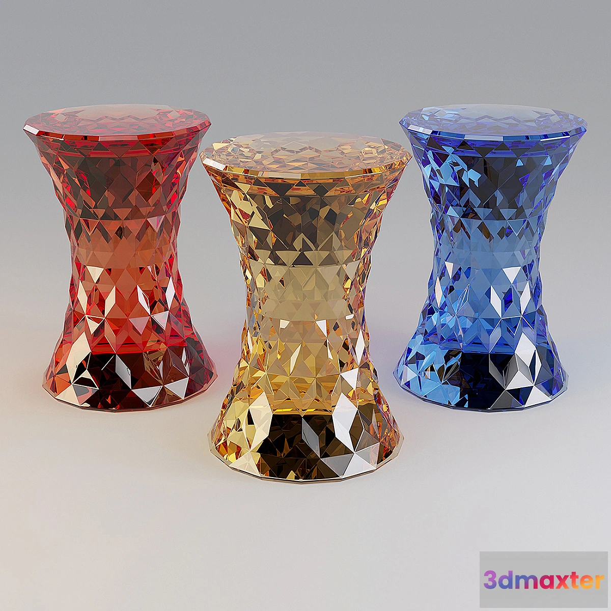 1350577 - Kartell Coffee Table - Stone 3D Max