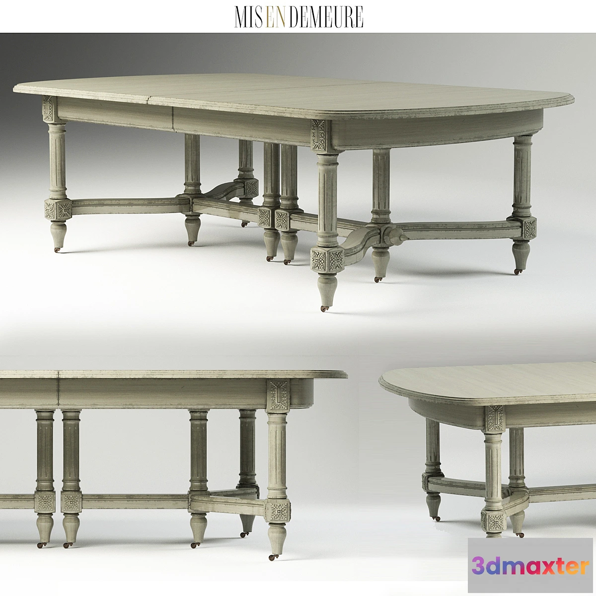 1351950 - TABLE DE SALLE À MANGER FIGEAC - No.2 3D Max