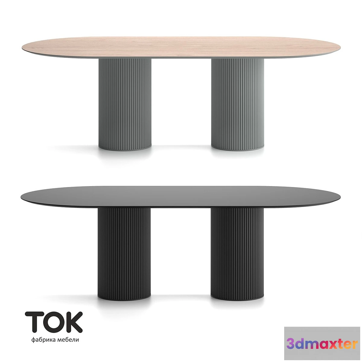 1352038 - (OM) SERIES OF TABLES “VELVET OVAL-2” CURRENT FURNITURE 3D Max