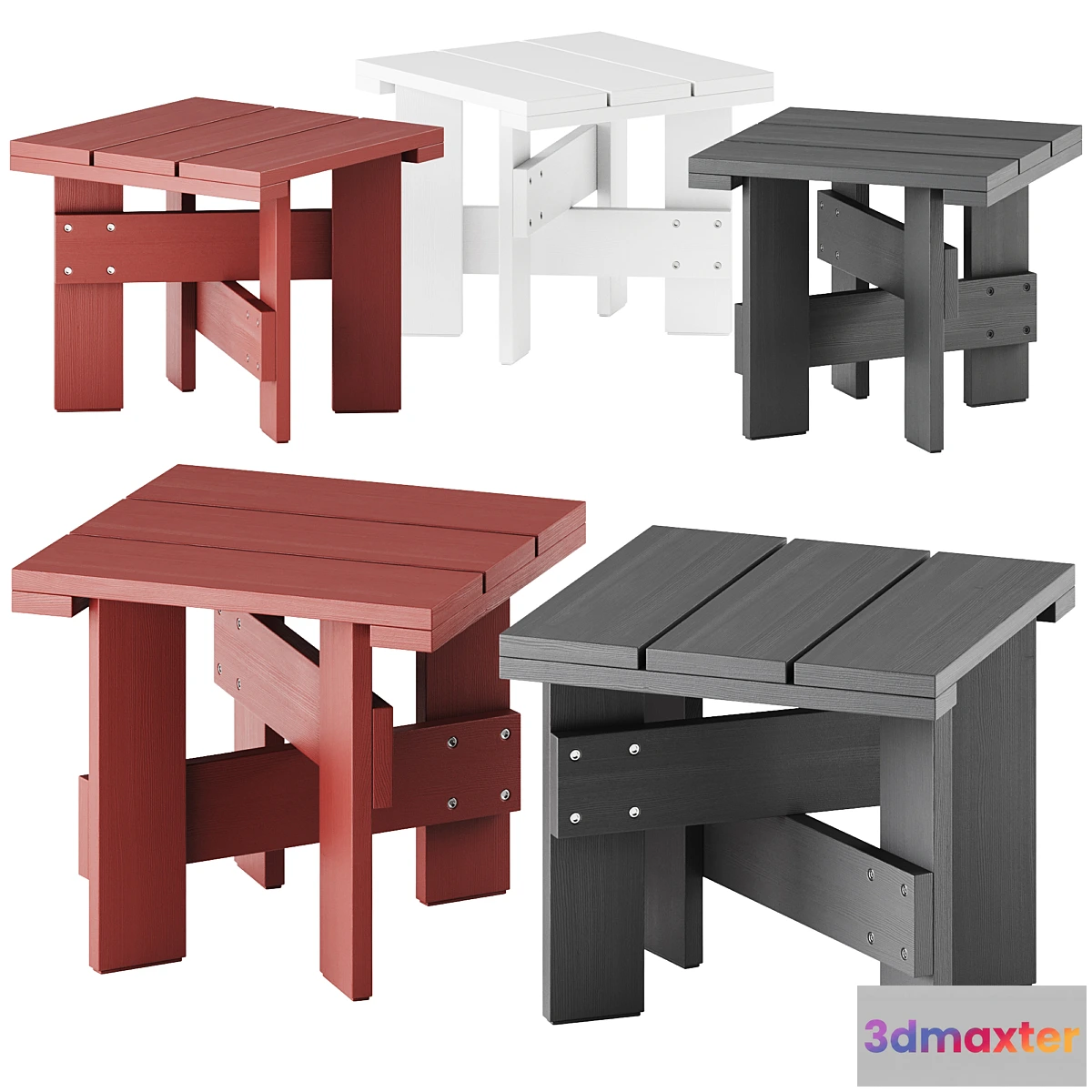 1353594 - Crate Outdoor Table by Hay - No.2 3D Max