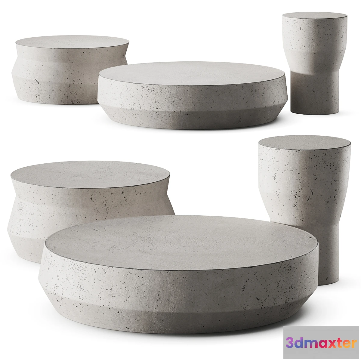 1354240 - Gallotti & Radice Drummers Coffee Tables 3D Max