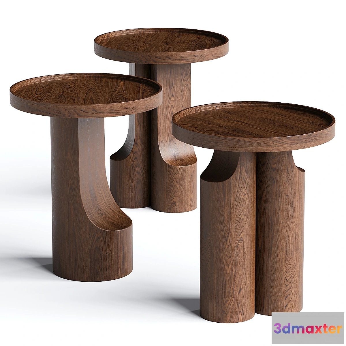 1354969 - Walnut sofa table - No.2 3D Max