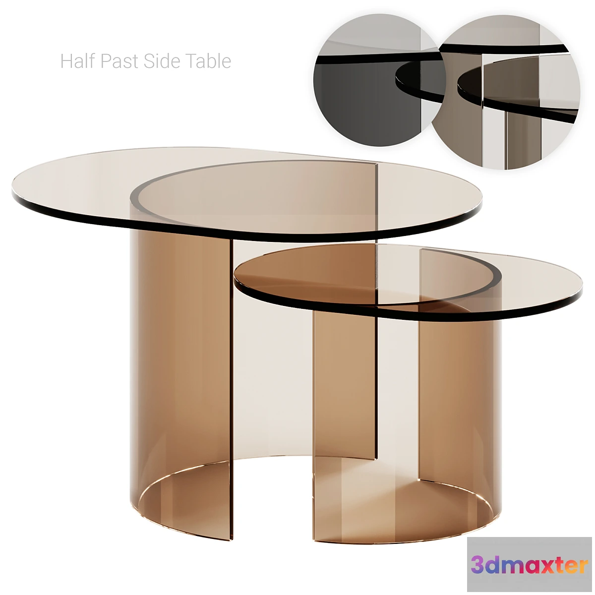 1355005 - Half Past Side Table by Blu Dot - No.2 3D Max