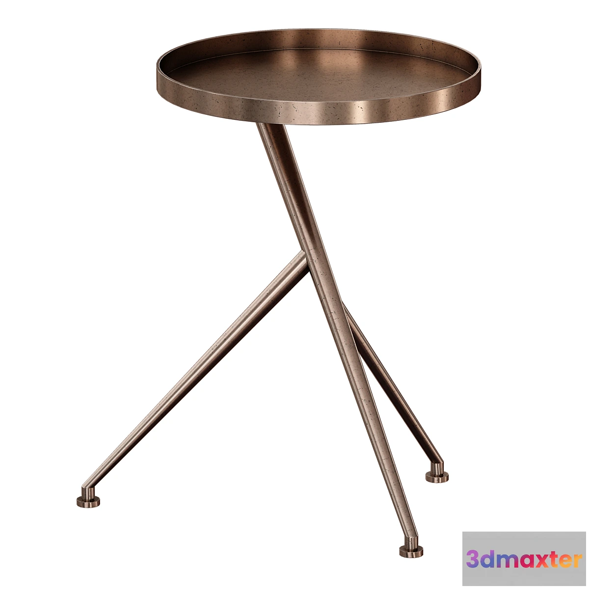 1356089 - Cecilia Antique Rust Metal Accent Table (Crate and Barrel) 3D Max