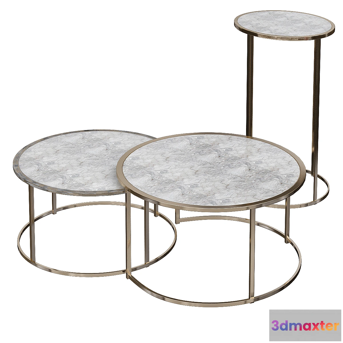 1356611 - Round Coffee Tables - Macy’s 3D Max