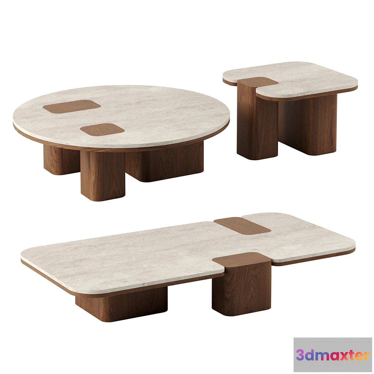 1356766 - ERICE coffee tables by Carpanese Home 3D Max