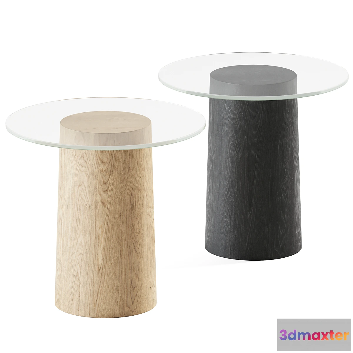 1357841 - Stub Side Table Oak Fritz Hansen _ Coffee Table 3D Max