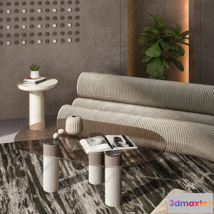 1373657 - Coffee Table - 3D Models - 3D Furniture Models for Interior - 003 3D Max